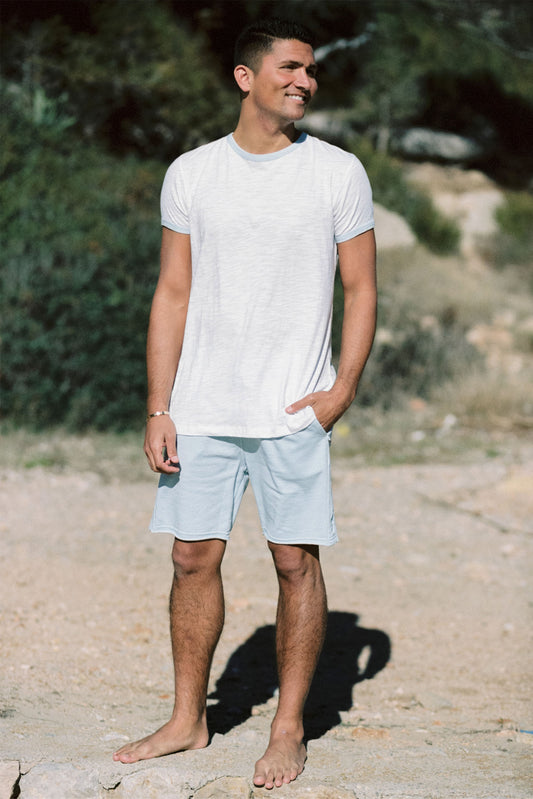 Short Miquel light blue