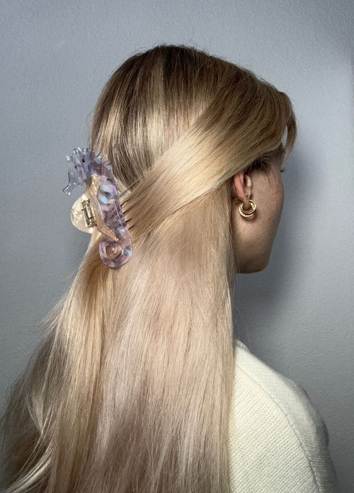 Haarklammer "Seepferd pink"