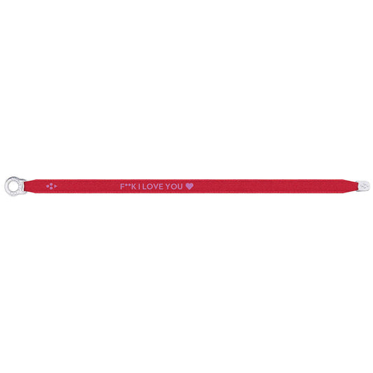 Sorbet Satin Bracelets Summer 21 f**k I love you