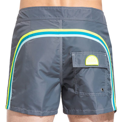 Short Medium Grey fixed waist