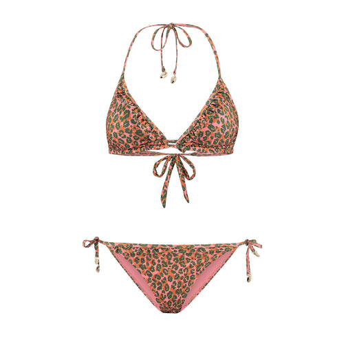 Bikini Tropical Tiger soft pink/khaki
