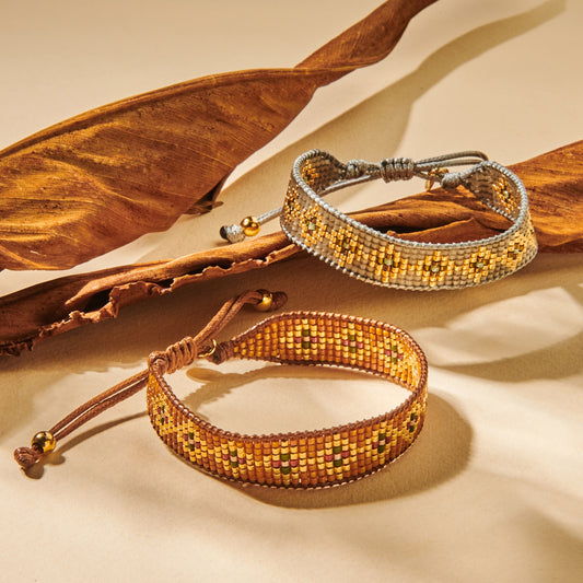 Armband Beaded Mexican Winter