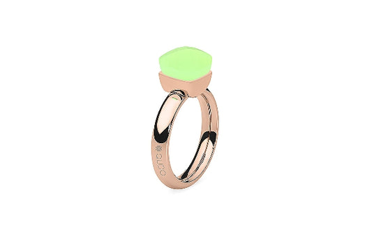 Ring Firenze rosegold neon green