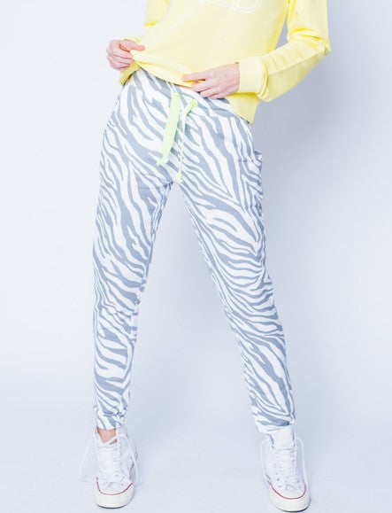 Jogging Pants grey Zebra