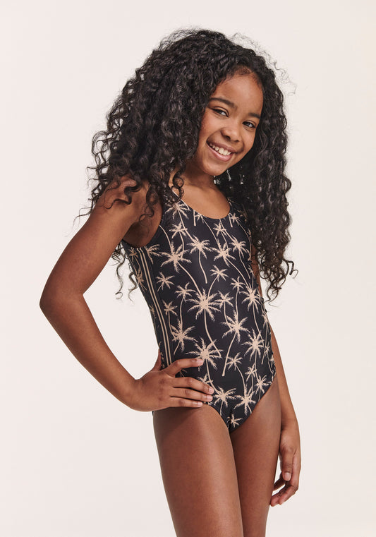 Girls Badeanzug Vacation Palm