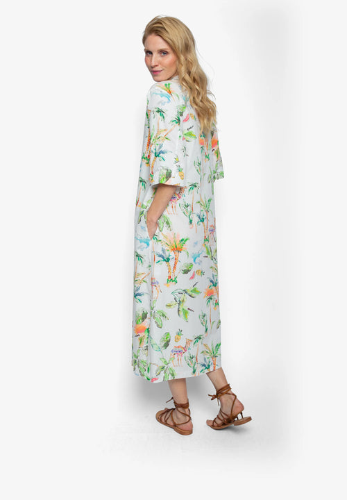 Midi Dress "Palms and Camels"