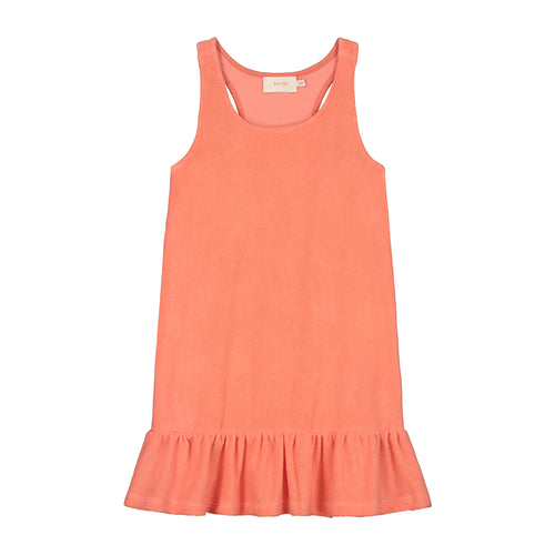 Dress Frottee Rome coral