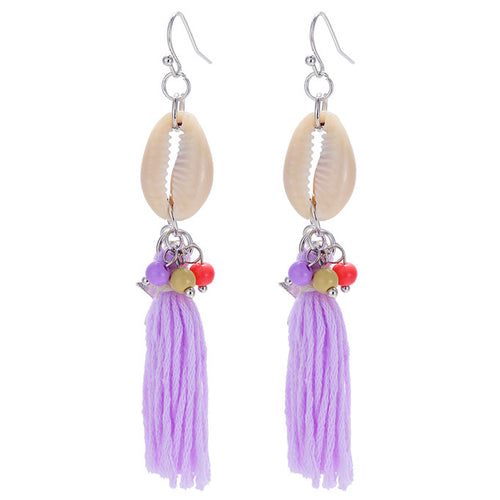 Ohrringe Muschel meets Tassel