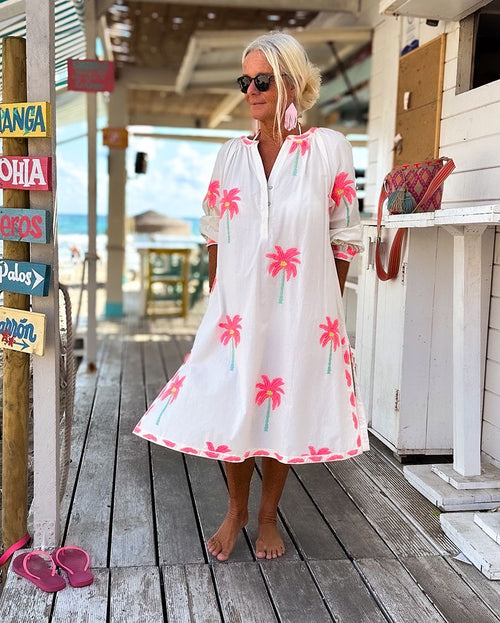 Bahamas Dress white Cotton