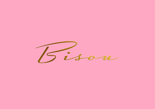 Postkarte "Bisou"