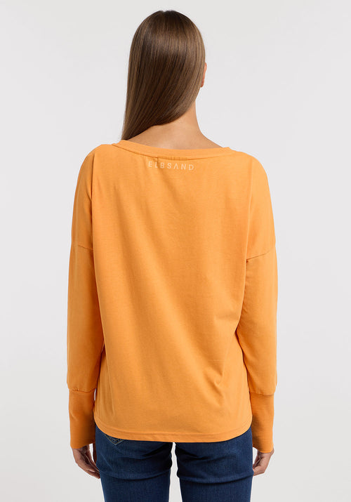 Elbsand Shirt loose Ingiara sunset orange
