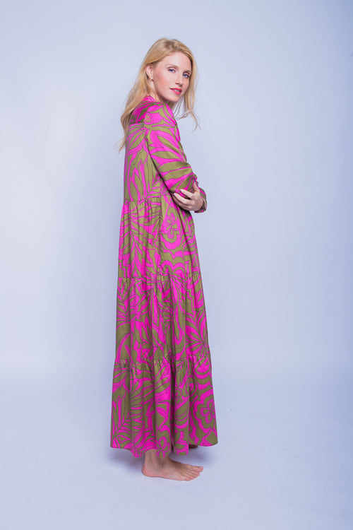 Maxidress Pink Jungle