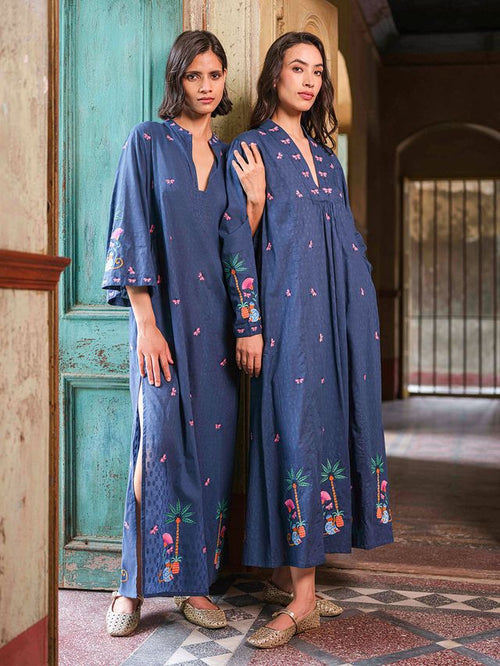 Dress Sandalwood "Monkey" Navy