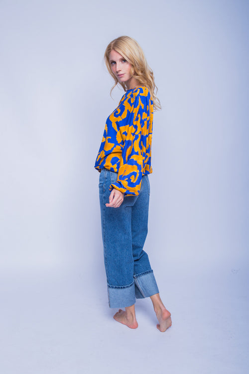 Shirtbluse "Agent Orange"