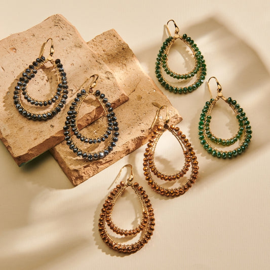 Ohrringe "Chrystal Drops"