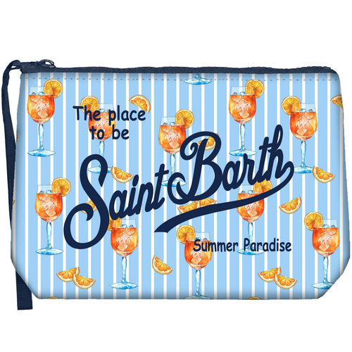 Aline Pochette Sponge "Happy Cocktail Stripes"