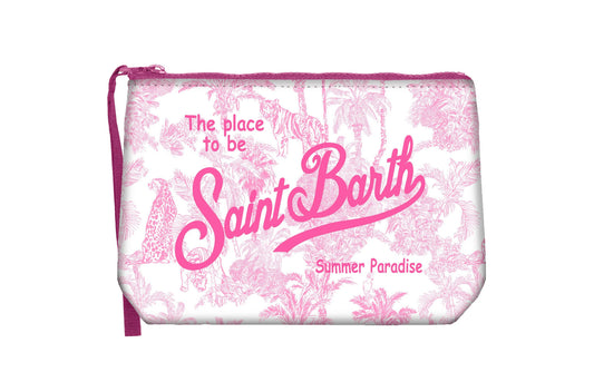 Aline Pochette Sponge "Jungle Oceania" soft pink