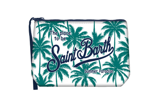 Aline Pochette Scuba Palms Allover green