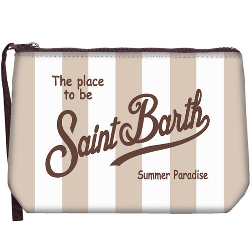 Aline Pochette Sponge Pop Stripes Beige/White