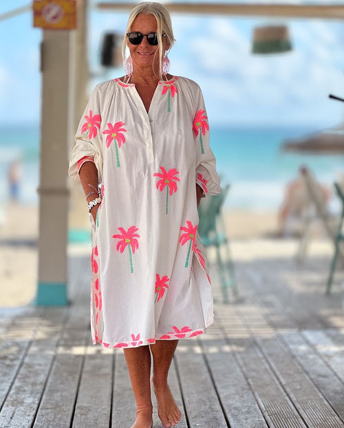 Bahamas Dress white Cotton