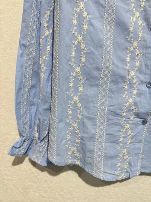 Bluse "Marie" light blue
