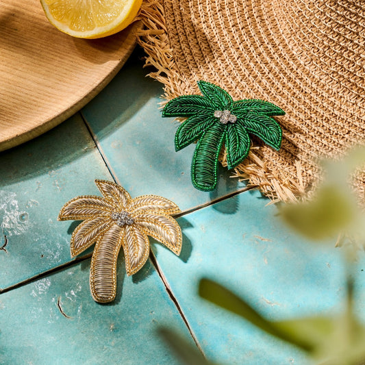 Brosche "Palme"