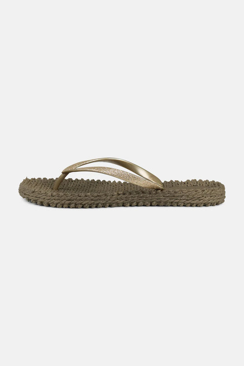 Ilse Jacobsen Flip Flops Cheerful Glitter Cub Brown