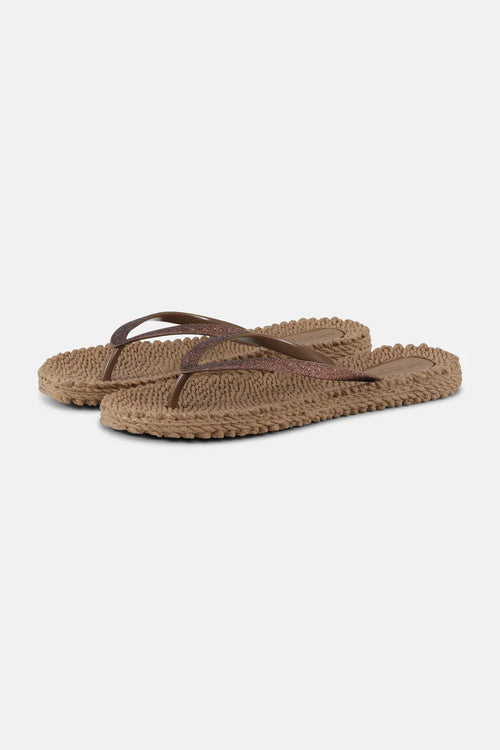 Ilse Jacobsen Flip Flops Cheerful Glitter Mocca
