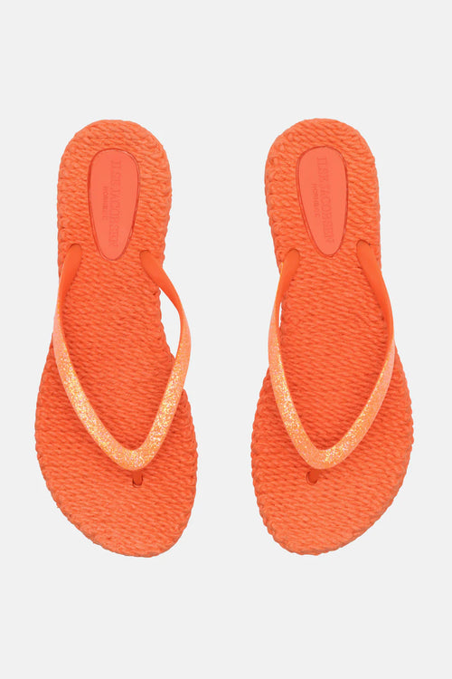 Ilse Jacobsen Flip Flops Cheerful Glitter Hot Orange
