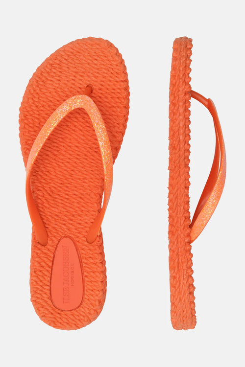 Ilse Jacobsen Flip Flops Cheerful Glitter Hot Orange