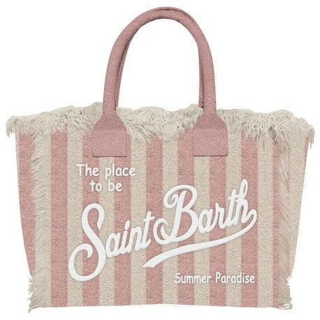 Tasche Colette Sponge Terry Stripes offwhite/soft pink