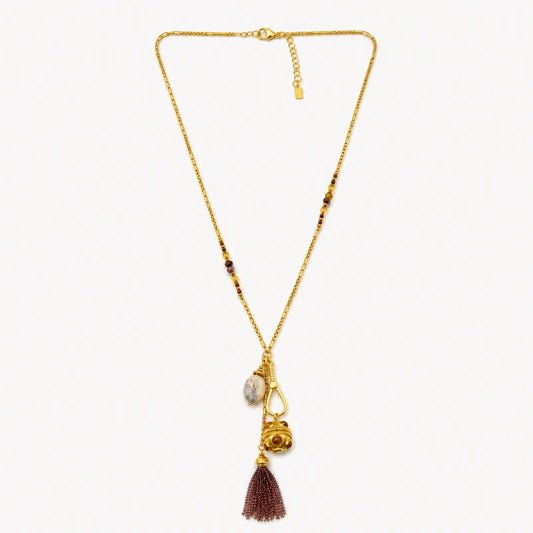 Lange Kette "Tassel and Ball"