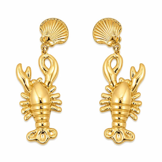 Ohrringe "Shell and Hummer"