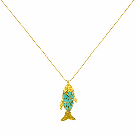 Kette "Koi" türkis