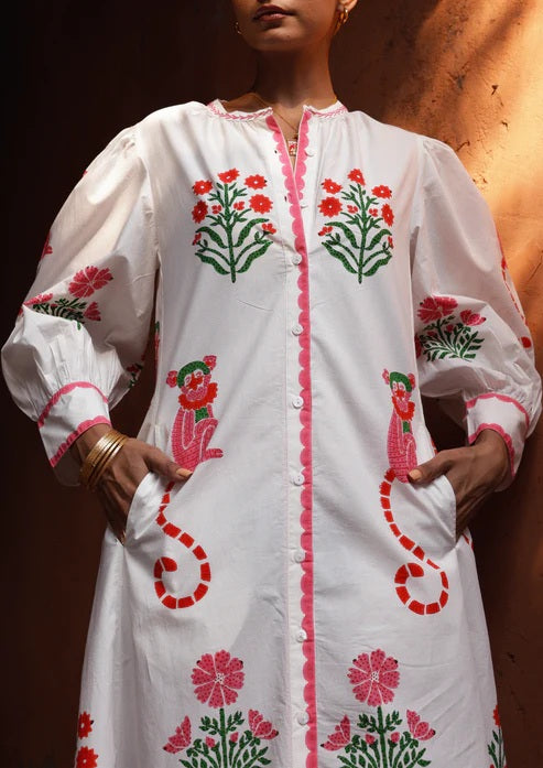 Chaupad Hemdkleid "Jodhpur" rot