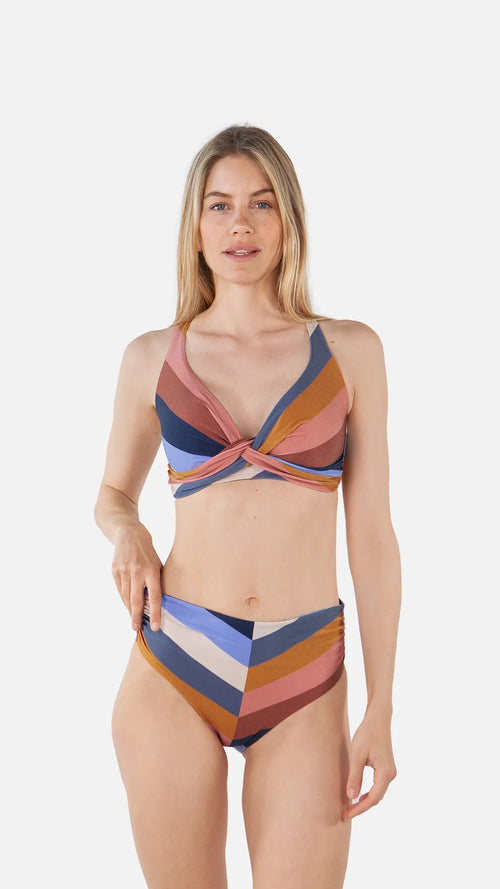 Bikini "Corangs Multifit" Stripes navy
