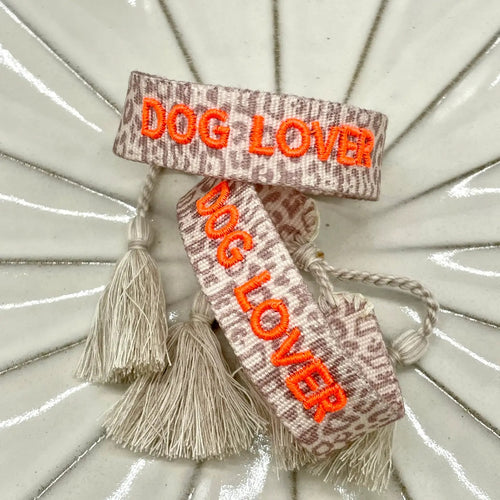 Webarmband "Dog Lover"
