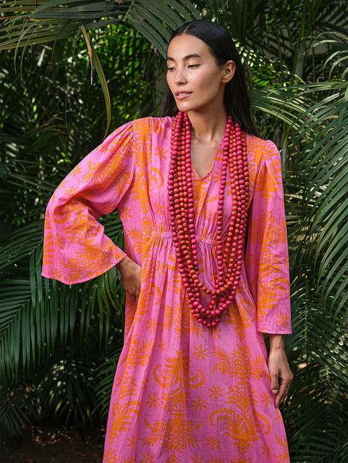 Dress Apple "Pink Palm"