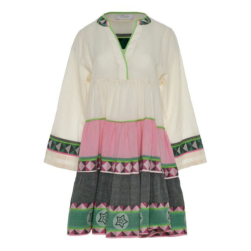 Dress Ella 3 soft pink/grün