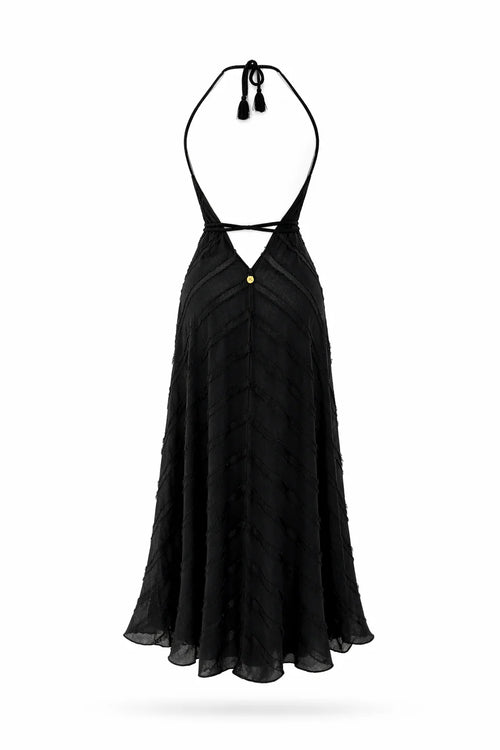 Pahiesa Long Dress "Formentera" black