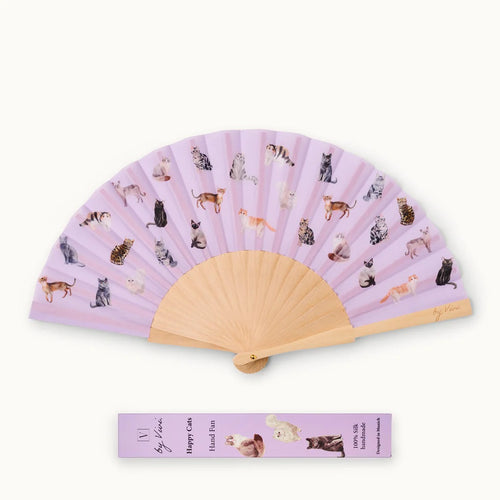 Fächer "Happy Katzen"