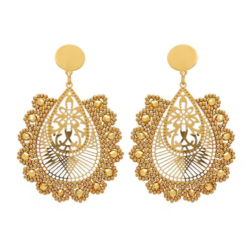 Ohrstecker Beads "Golden Hour"