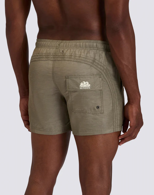 Boardshort Linen Khaki