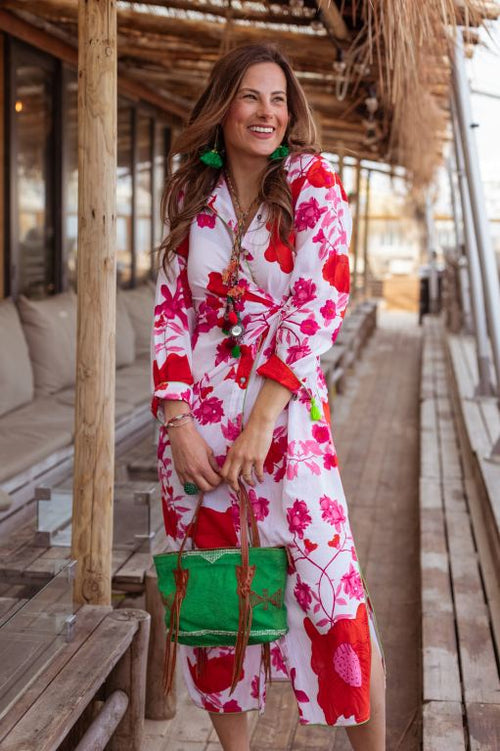 Hemdblusen Dress "Roseflowers"