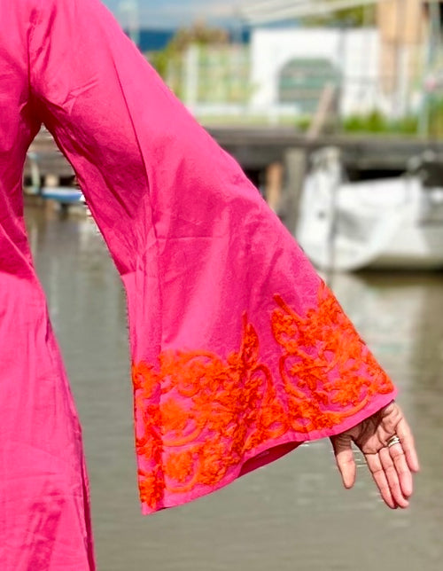 Tunika Dress "Pink loves Coral"