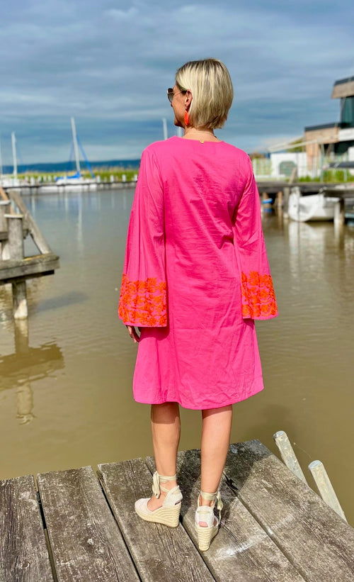 Tunika Dress "Pink loves Coral"