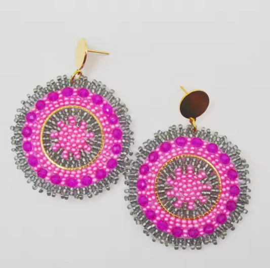 Ohrstecker Beads "Flowerlove"