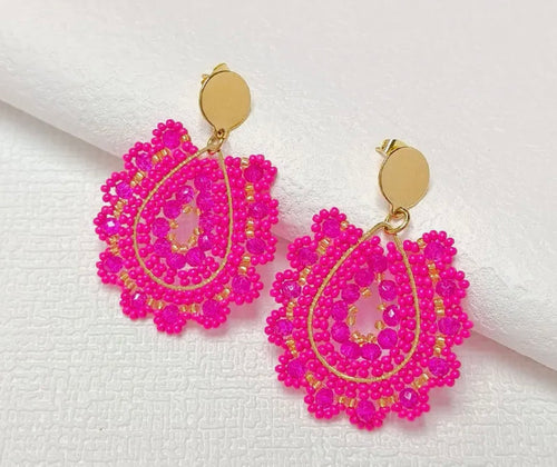 Ohrstecker "Beaded Drops"