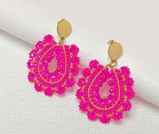 Ohrstecker "Beaded Drops"