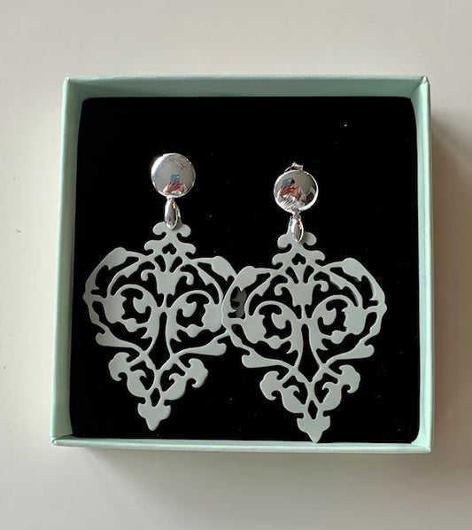 Hornohrringe  Royal silber